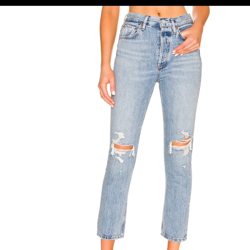 Agolde Riley crop 25